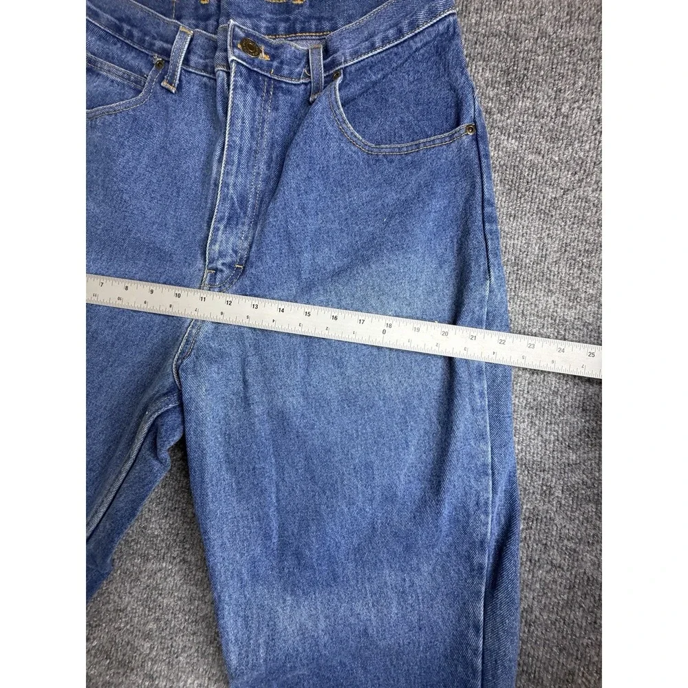 Woman's Size 16‎ Open Trails Tapered Leg Jeans Blue Cotton High Rise Pants Denim